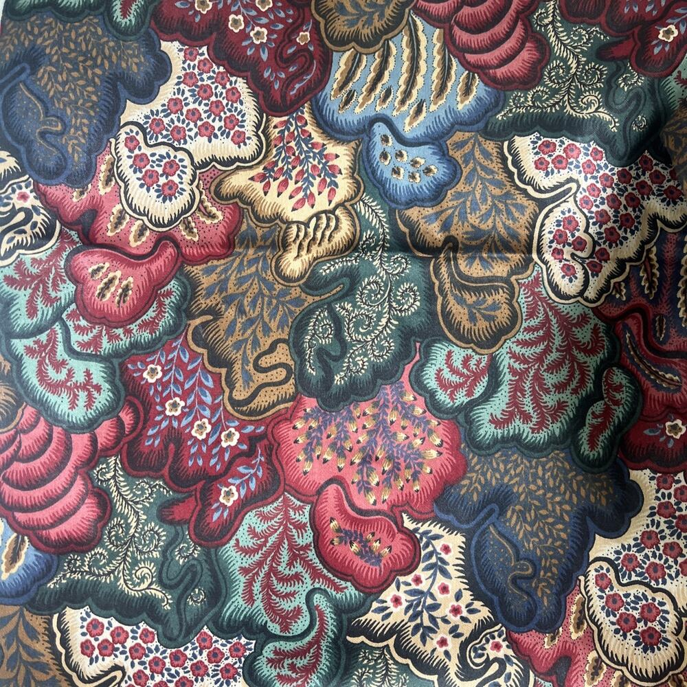 Vtg Waverly Henry Ford Museum Fabric Remnant Village Quilt Classics Cotton